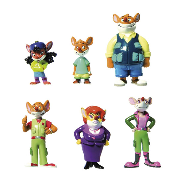 6 figurines Geronimo Stilton