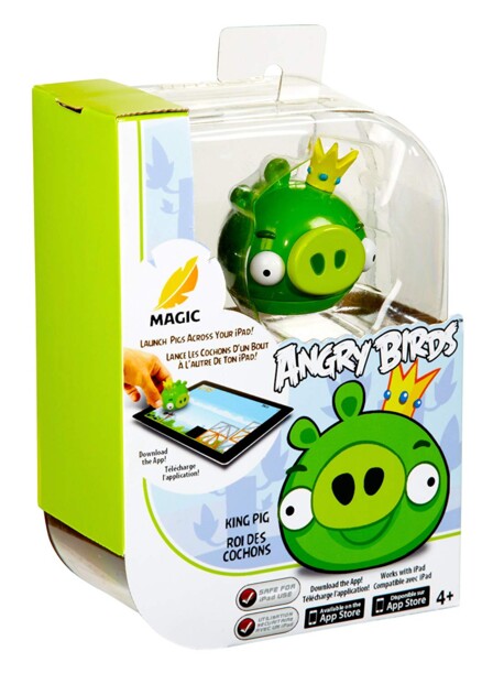 Figurina King Pig per gioco iOS Angry Birds - Mattel