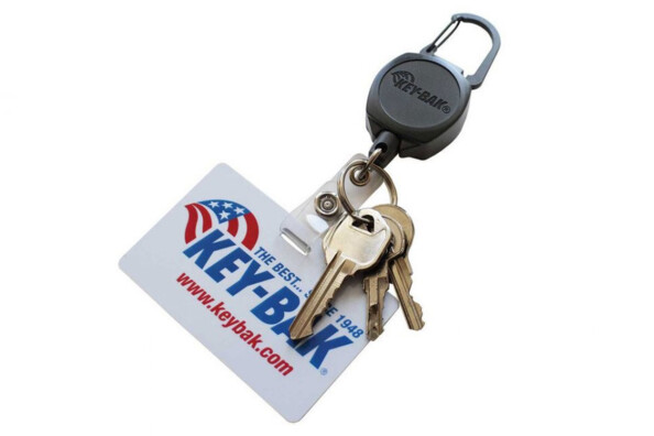 Portachiavi e porta-badge con moschettone