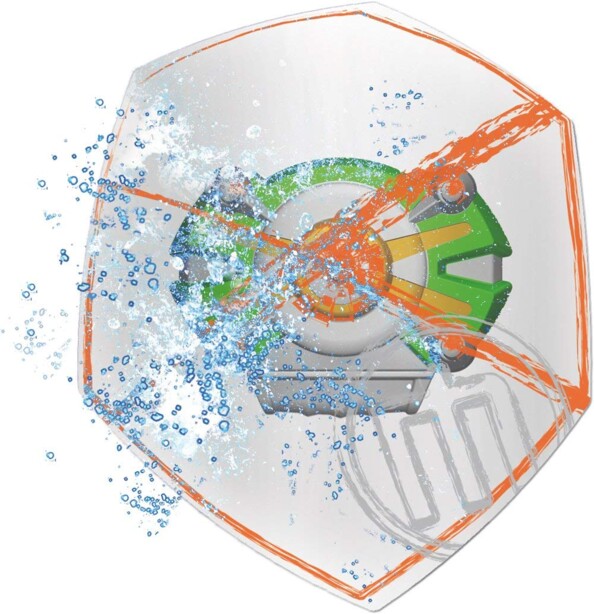 Scudo con pistola ad acqua integrata Mizumi Difensu