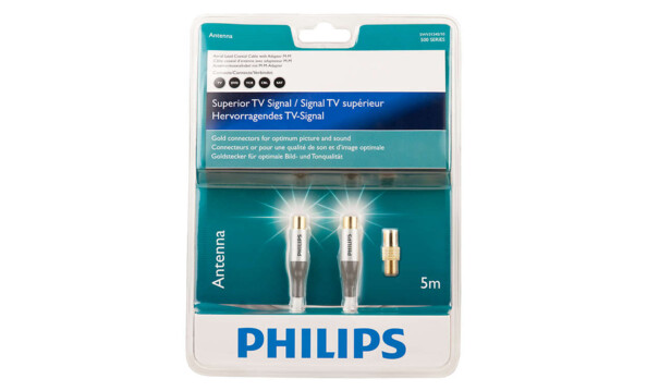 Cavo coassiale maschio/maschio HD 5 m Philips SWV3134S