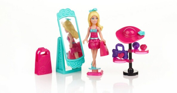 Gioco di costruzioni Barbie Build'n Style Barbie esperta di tendenze