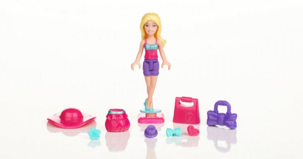 Gioco di costruzioni Barbie Build'n Style Barbie esperta di tendenze