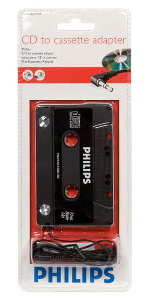 Adattatore jack 3,5 mm per lettore K7 audio