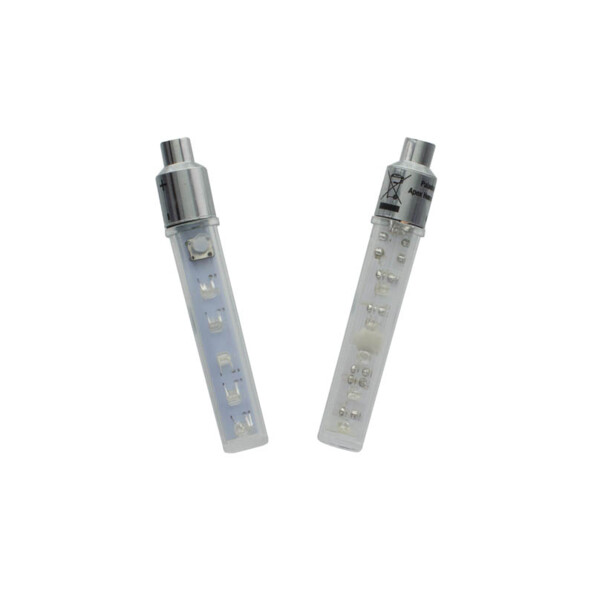 Luce LED su valvola per ruota da bicicletta