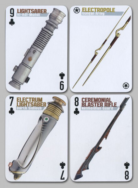 Mazzo di carte da gioco Star Wars: Weapons