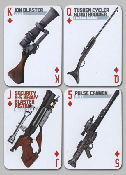 Mazzo di carte da gioco Star Wars: Weapons