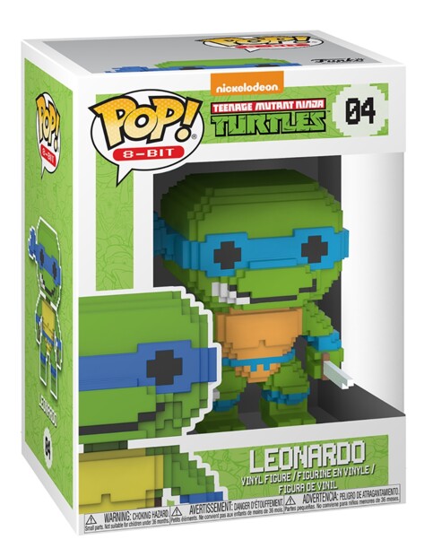Figurina Funko Pop! 8-bit: Leonardo (Tartarughe Ninja)