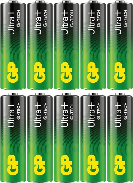 10 batterie alcaline AA / LR6 Ultra Plus 1,5 V