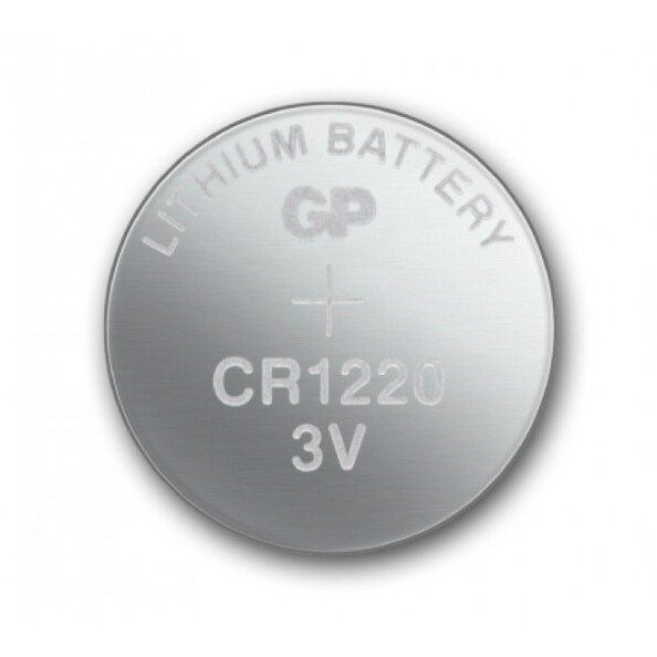 5 pile a bottone al litio CR1220 3 V GP Batteries
