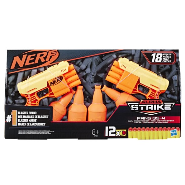 2 blaster Nerf Alpha Strike Fang QS-4