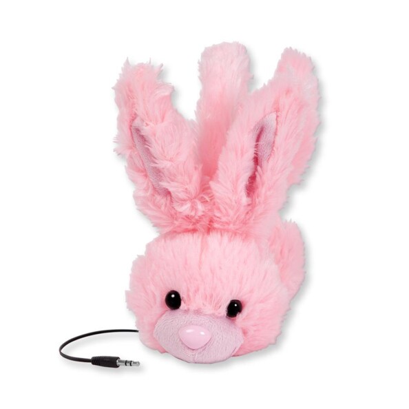 Cuffie audio per bambini Animalz - Coniglietto rosa