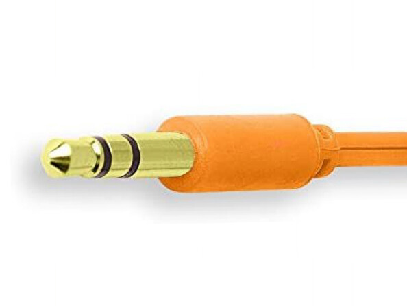 Auricolari in-ear retrattili Sport - Blu/Arancione