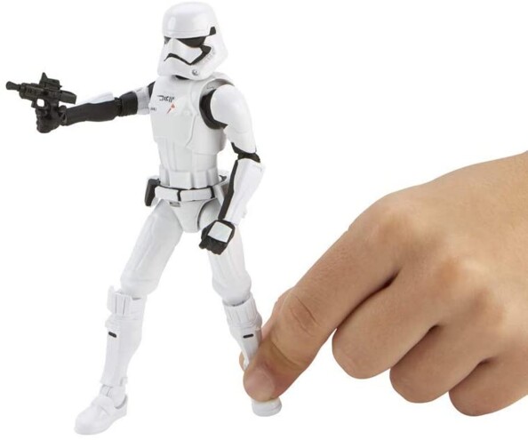 Figurina Stormtrooper con moto spaziale – 14 cm