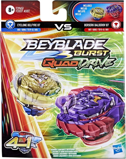 Beyblade Burst QuadDrive BB7 vs CB7 duello di potenza e strategia