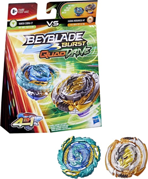 Beyblade Burst QuadDrive M7 vs C7  sfide all’ultimo colpo