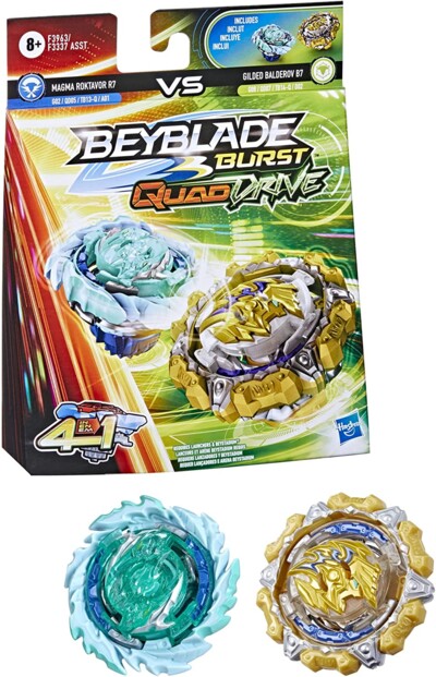 Beyblade Burst QuadDrive R7 vs GB7  doppia potenza e strategia in arena