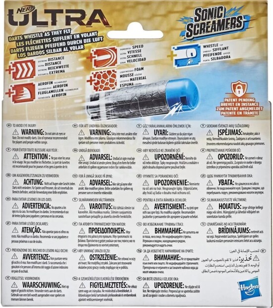 Dardi Fischianti Nerf Ultra potenza e suono in ogni colpo