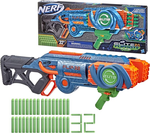 Nerf Elite 2.0 Flipshots Flip-32 – doppia potenza e azione continua