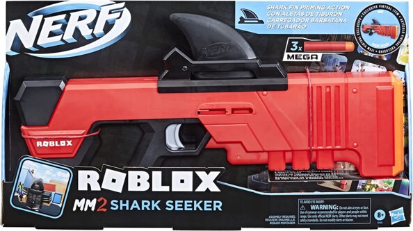 Nerf Roblox MM2 Shark Seeker potenza e stile in un solo blaster