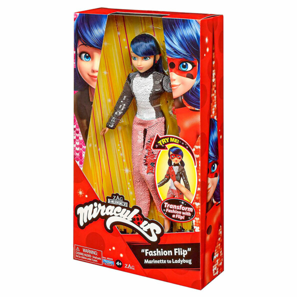 Bambola Miraculous Marinette moda e avventura in 26 cm