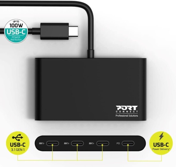 Hub USB-C 4 Porte: espandi subito la tua connettività