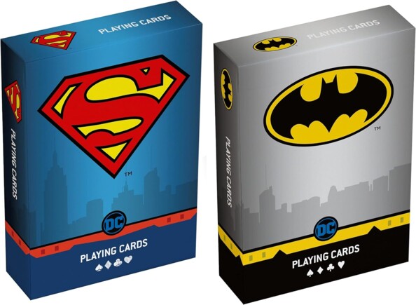 Set di Carte Batman & Superman  doppio divertimento in stile DC Comics
