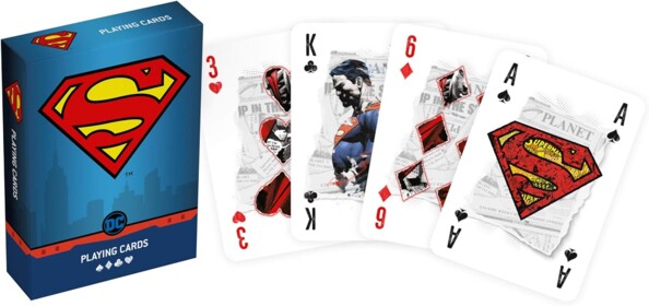 Set di Carte Batman & Superman doppio divertimento in stile DC Comics