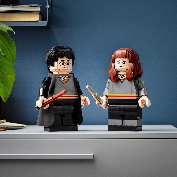 LEGO Harry Potter & Hermione : figure da costruire da 26 cm
