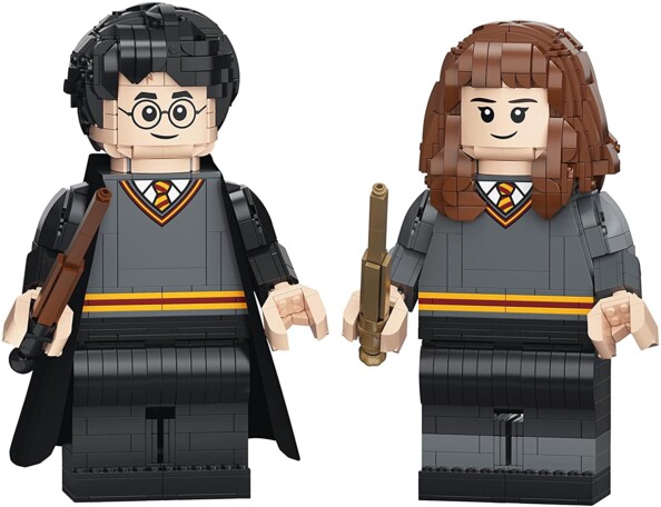 LEGO Harry Potter & Hermione : figure da costruire da 26 cm