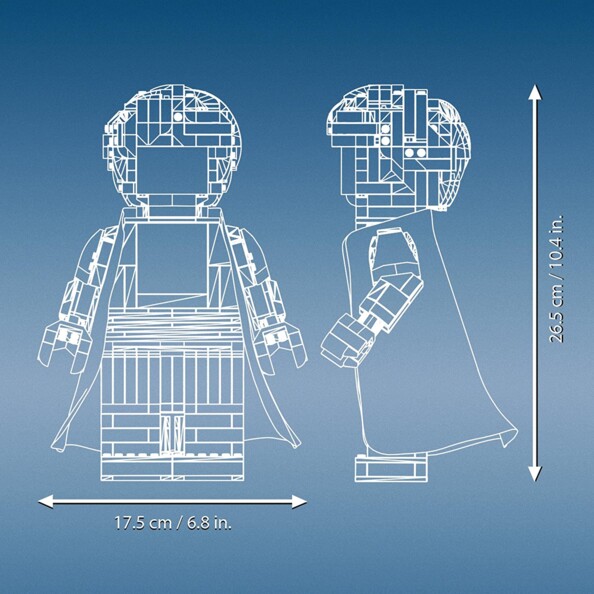 LEGO Harry Potter & Hermione : figure da costruire da 26 cm