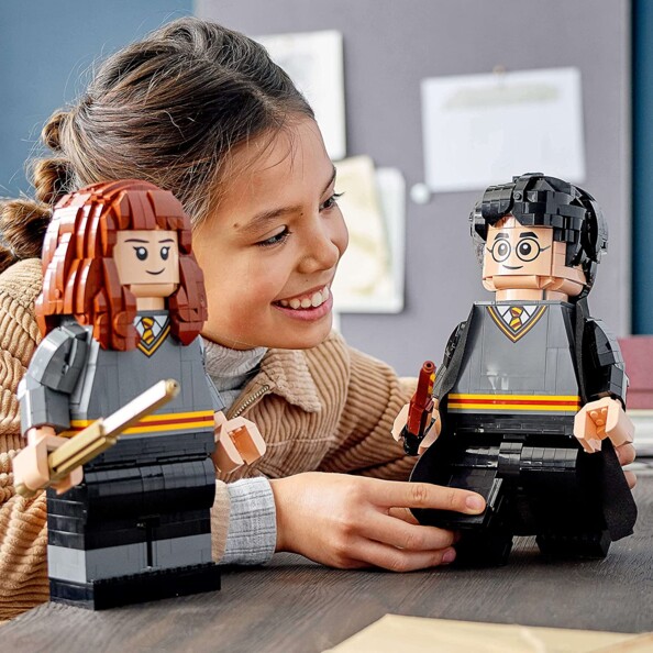 LEGO Harry Potter & Hermione : figure da costruire da 26 cm