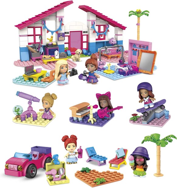 Barbie Building Sets HBF32 costruisci e gioca con stile