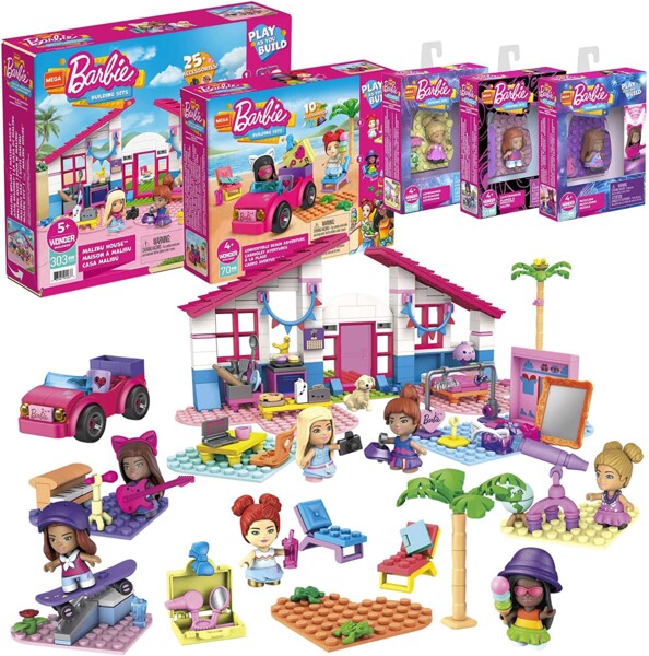 Barbie Building Sets HBF32  costruisci e gioca con stile