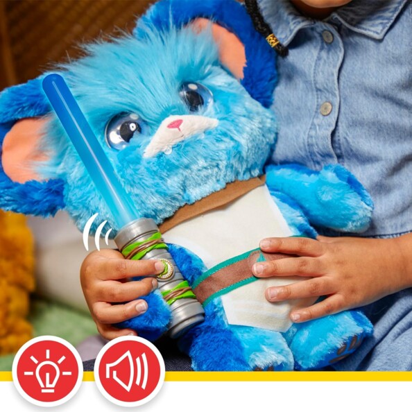 Star Wars Nubs Jedi Parlante il peluche che porta la Forza con sé