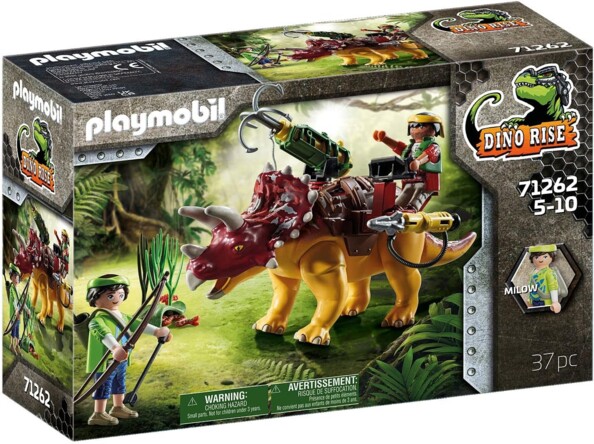 Playmobil Dino Rise: Triceratopo e Soldati