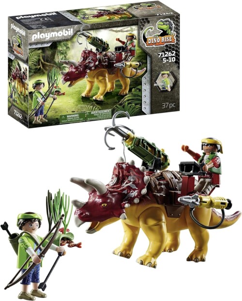 Playmobil Dino Rise: Triceratopo e Soldati