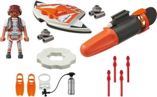 Playmobil Spy Team missioni subacquee con il propulsore spia