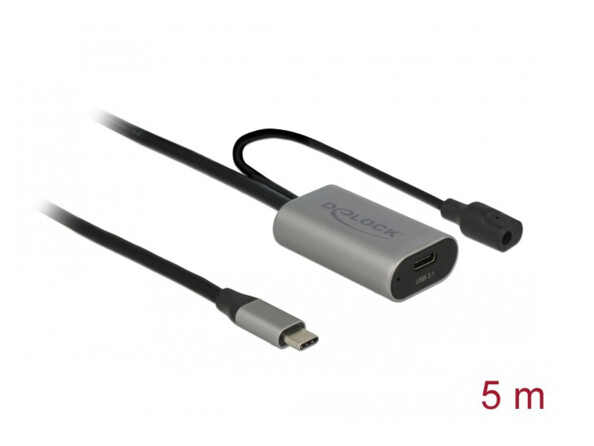 Prolunga USB-C 3.1 attiva 5 m: connessione stabile a distanza