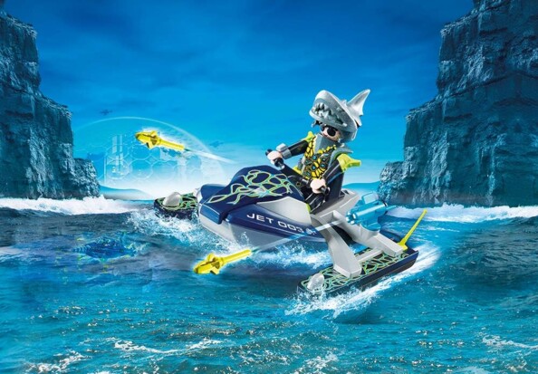 Playmobil Shark Team missioni subacquee con lo scooter marino
