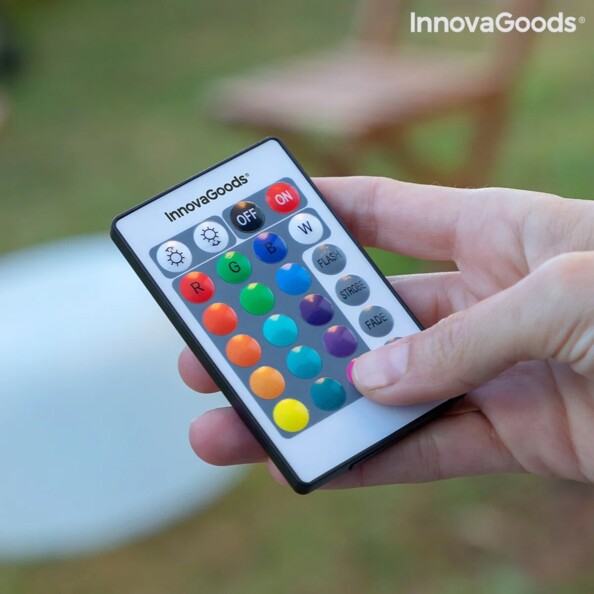 Poltrona gonfiabile LED: relax e luce d’atmosfera