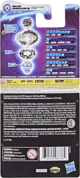 Beyblade Burst Surge Speedstorm D51 potenza, controllo e velocità estrema