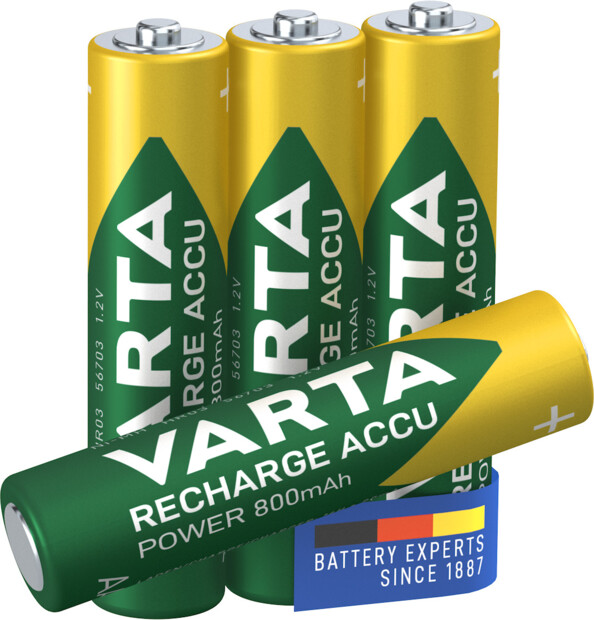 Batterie Ricaricabili Varta AAA 800mAh Special DECT - Confezione da 4