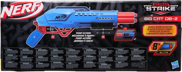 Nerf Alpha Strike Big Cat DB-2 potenza e agilità in un blaster compatto