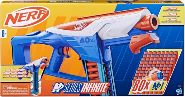 Blaster Nerf N Series Infinite Hasbro con 80 dardi N1