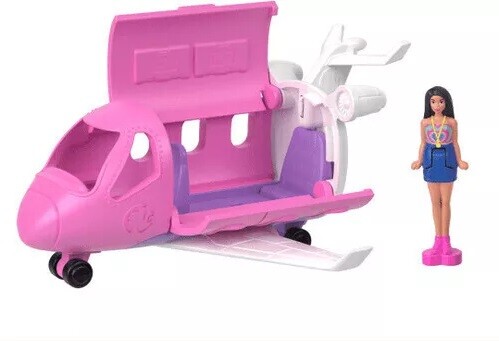 Barbie Set 4 Bambole e 4 Veicoli amicizia e avventura in movimento