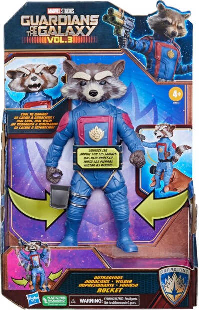 Guardiani della Galassia Vol. 3 Rocket Audace : action figure ufficiale Marvel