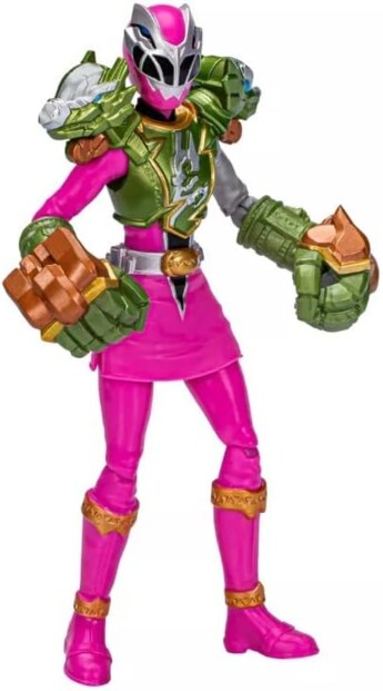 Power Ranger Rosa Smash Armor Dino Fury forza, stile e coraggio