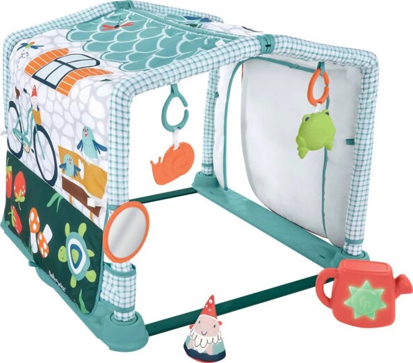 Fisher-Price Il Mio Tappeto Capanna 3 in 1 gioco, comfort e scoperta