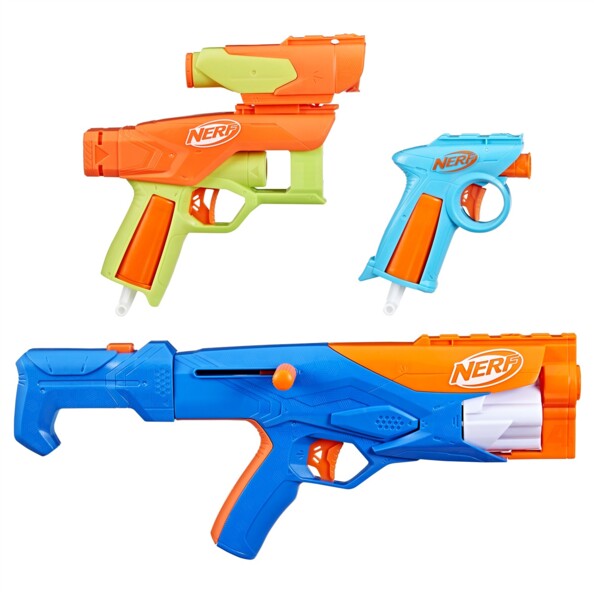 Nerf N Series Gear Up Pack 3 blaster con 18 dardi N1